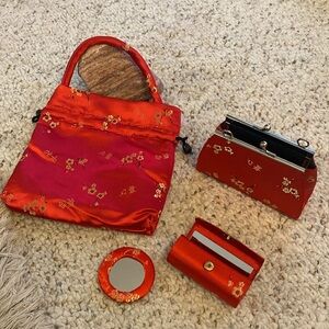 Cherry Blossom Purse and Accessories